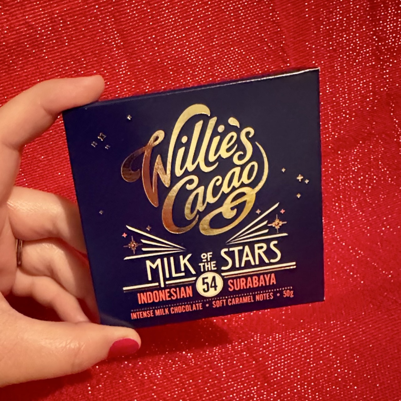 Willie's Cacao 'Milk of the Stars' rich milk chocolate bar (included in Partner in Crime Gift Box)