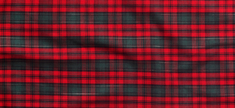 Piece of Scottish tartan